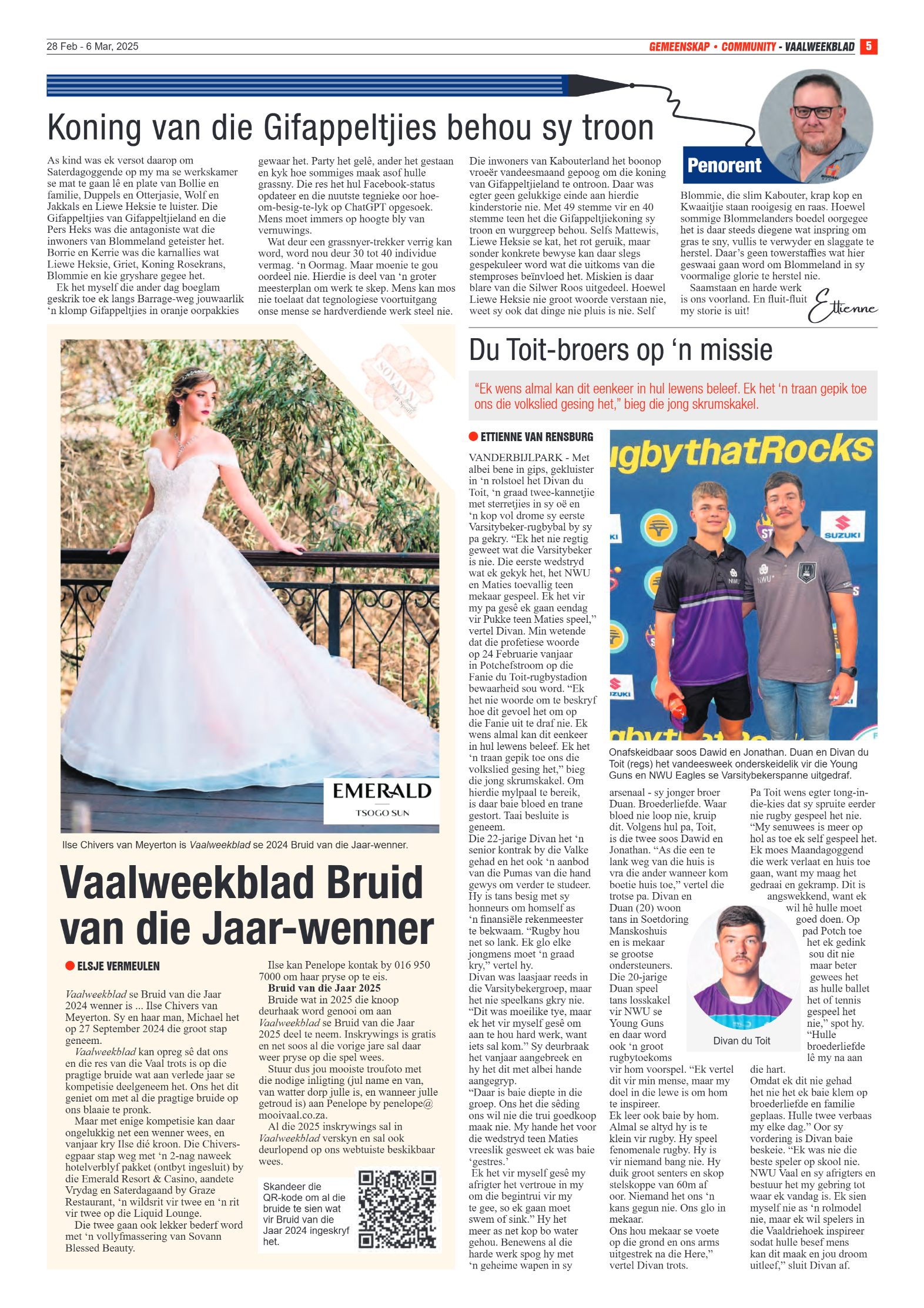 Vaalweekblad – 28 Feb – 6 Mar, 2025 page 5