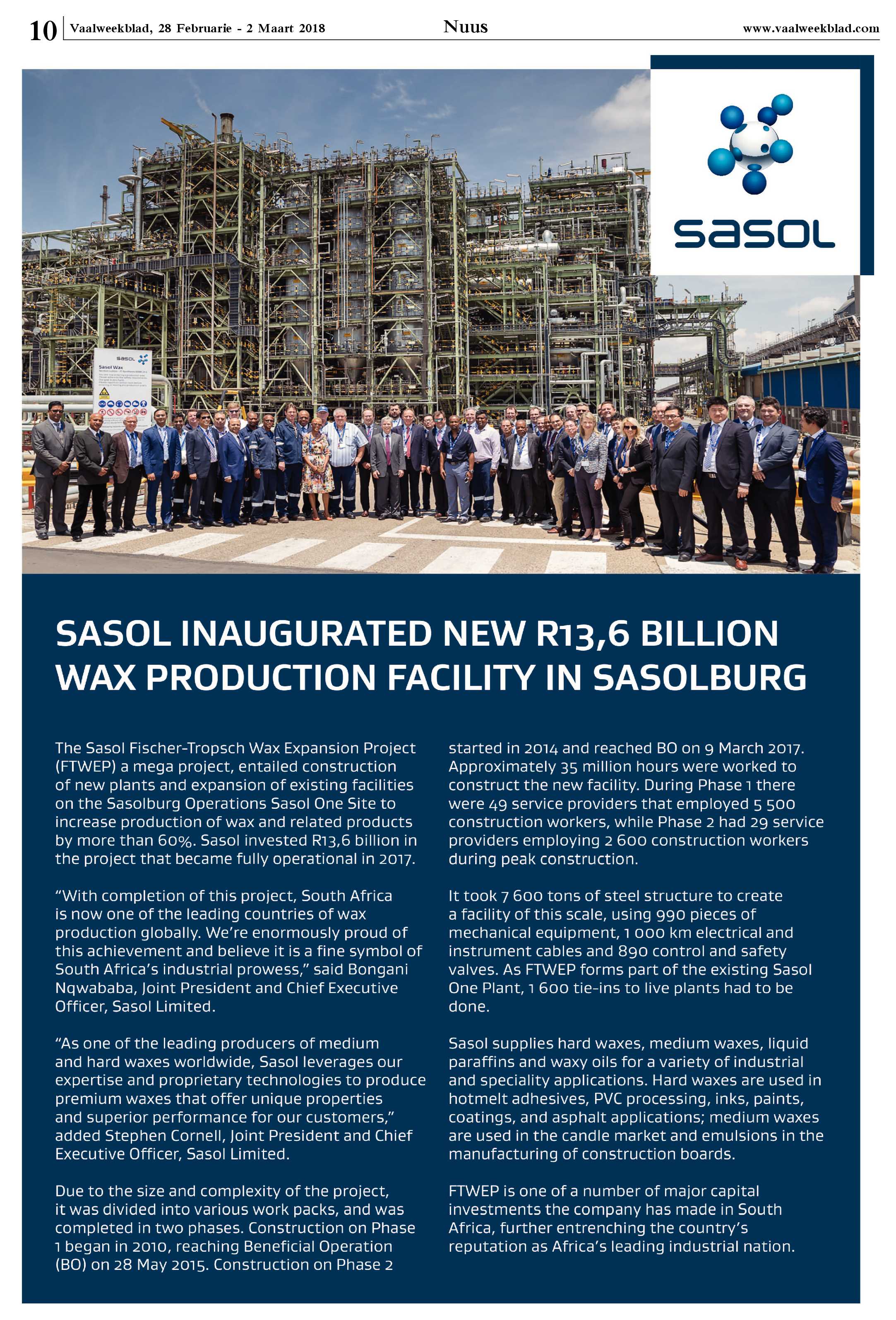 Vaalweekblad 28 Februarie – 2 Maart 2018 page 10