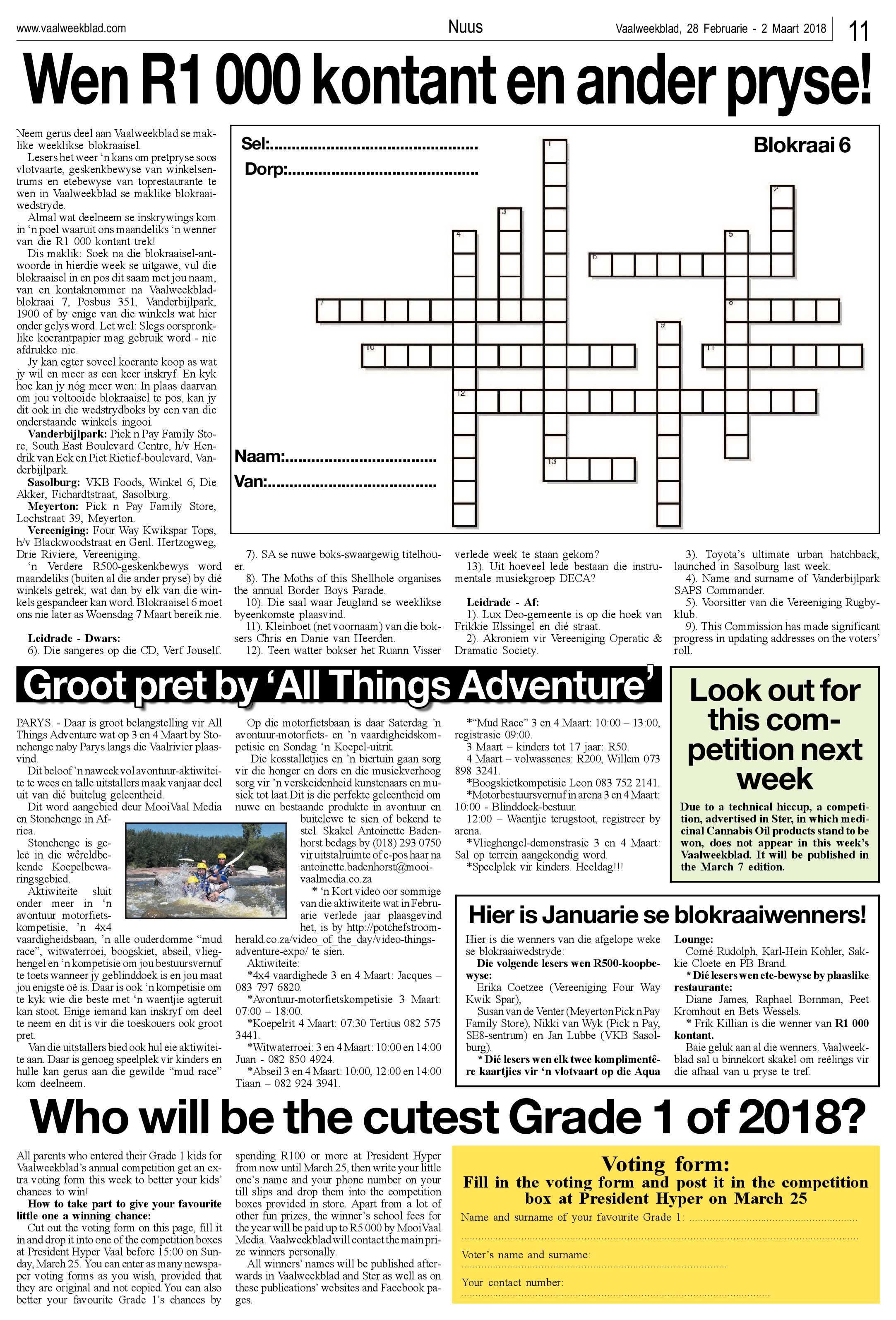 Vaalweekblad 28 Februarie – 2 Maart 2018 page 11