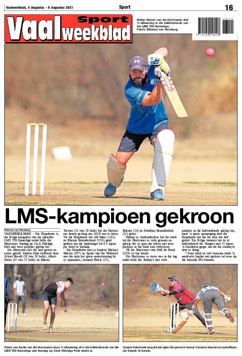 Vaalweekblad, 28 Julie – 30 Julie 2021 page 16