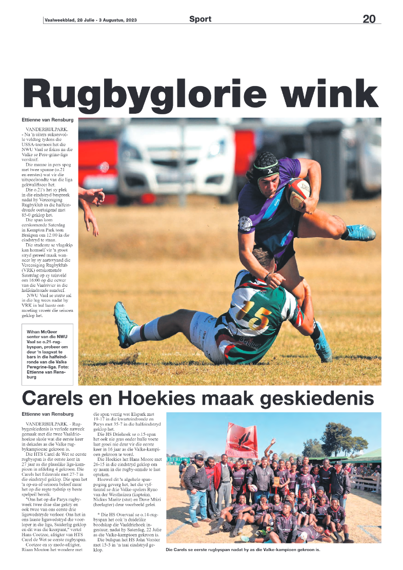 Vaalweekblad, 28 Julie – 3 Augustus, 2023 page 20