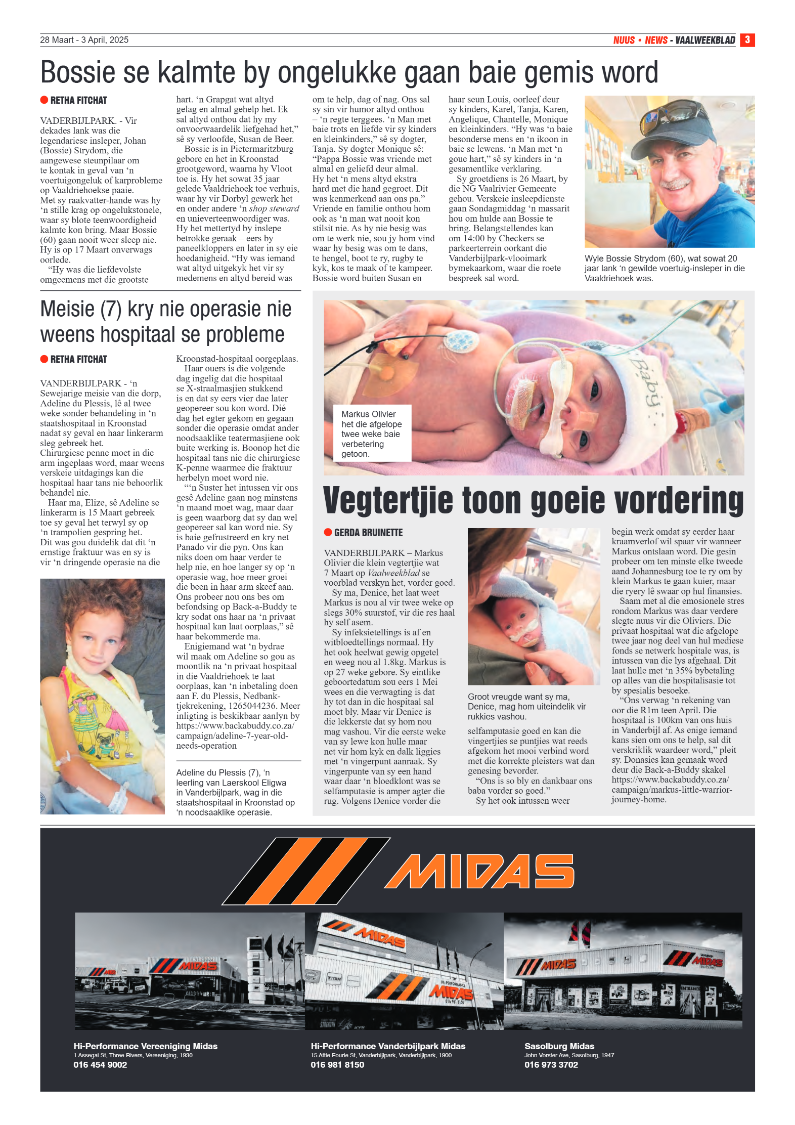 Vaalweekblad – 28 Maart – 3 April, 2025 page 3