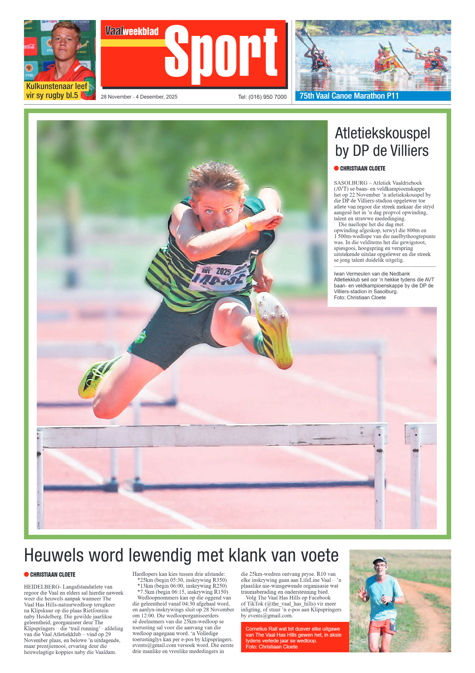 Vaalweekblad 28 November – 4 Desember, 2025 page 12