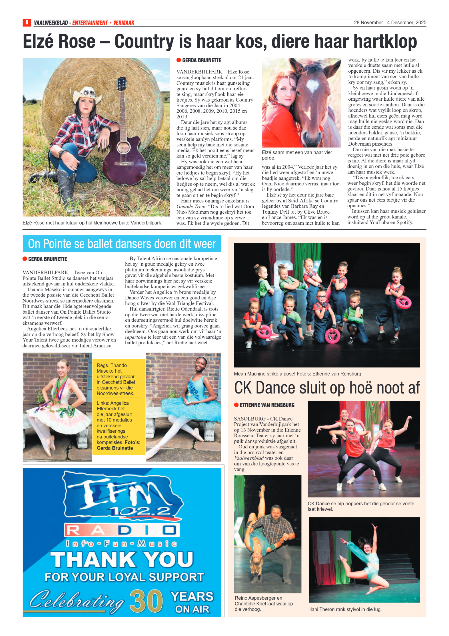Vaalweekblad 28 November – 4 Desember, 2025 page 8