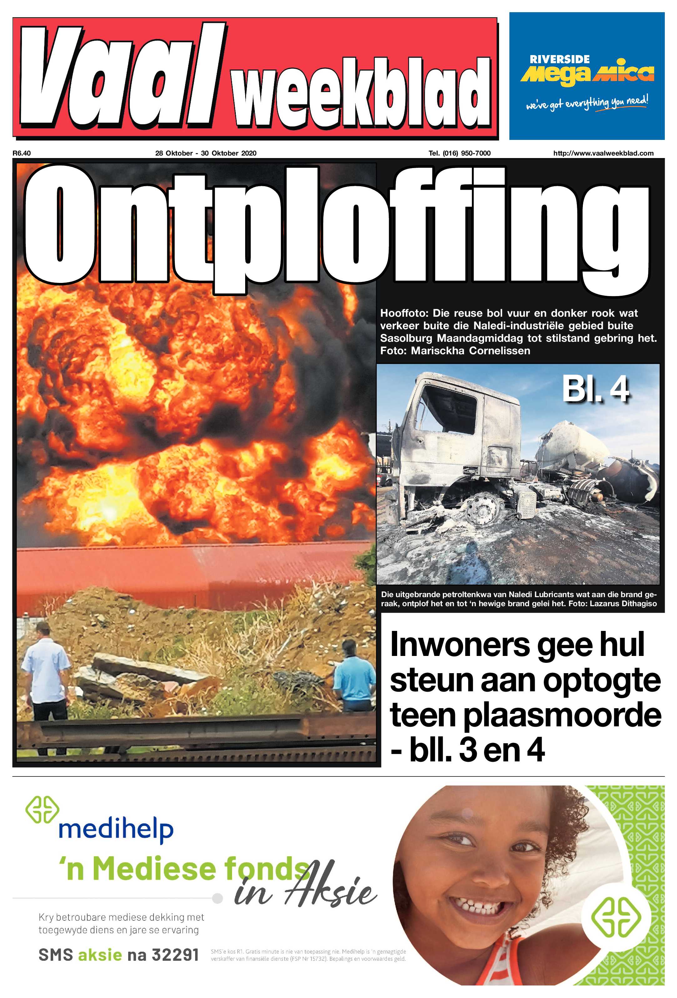 Vaalweekblad 28 Oktober – 30 Oktober 2020 page 1