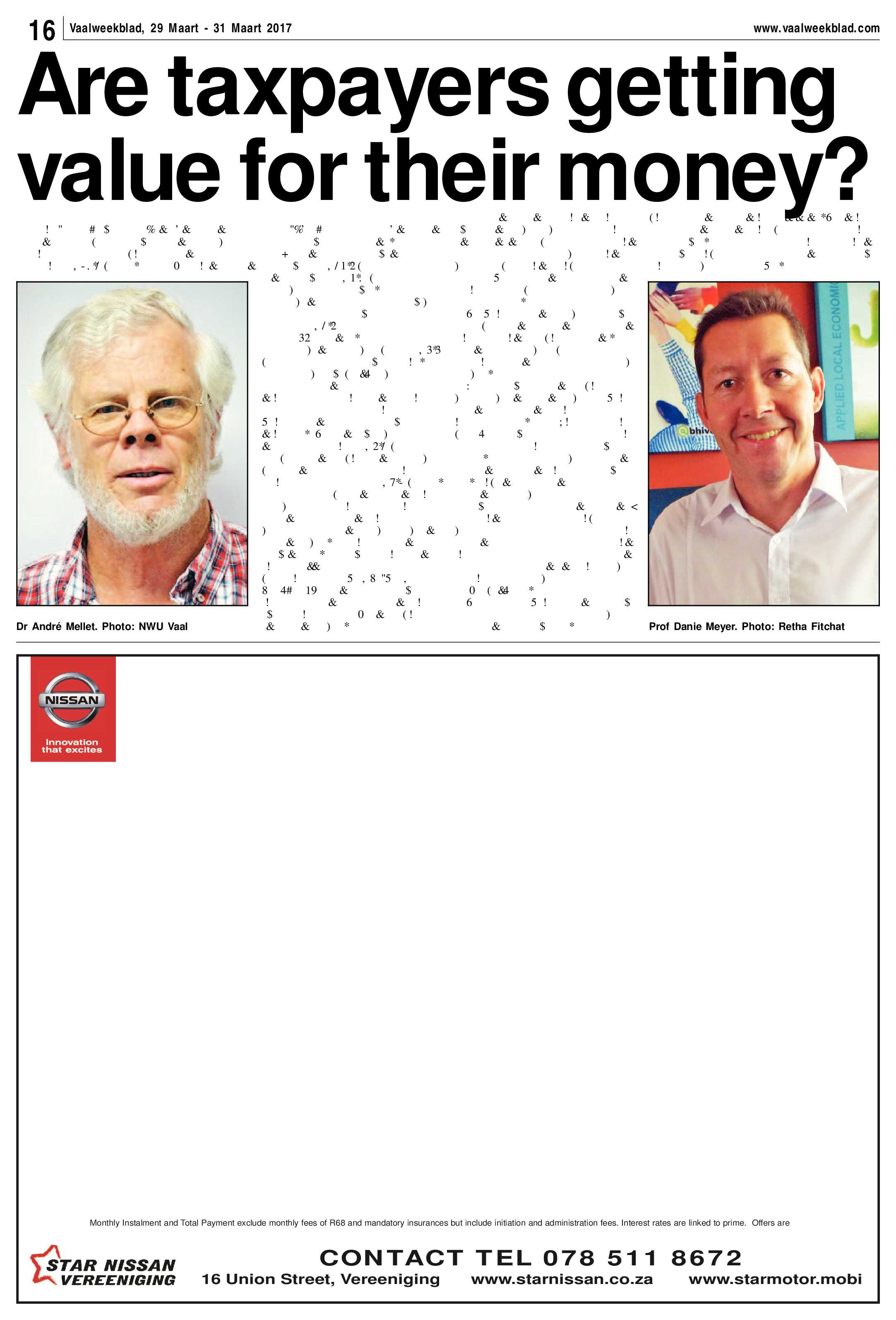 Vaalweekblad 29 – 31 Maart 2017 page 16