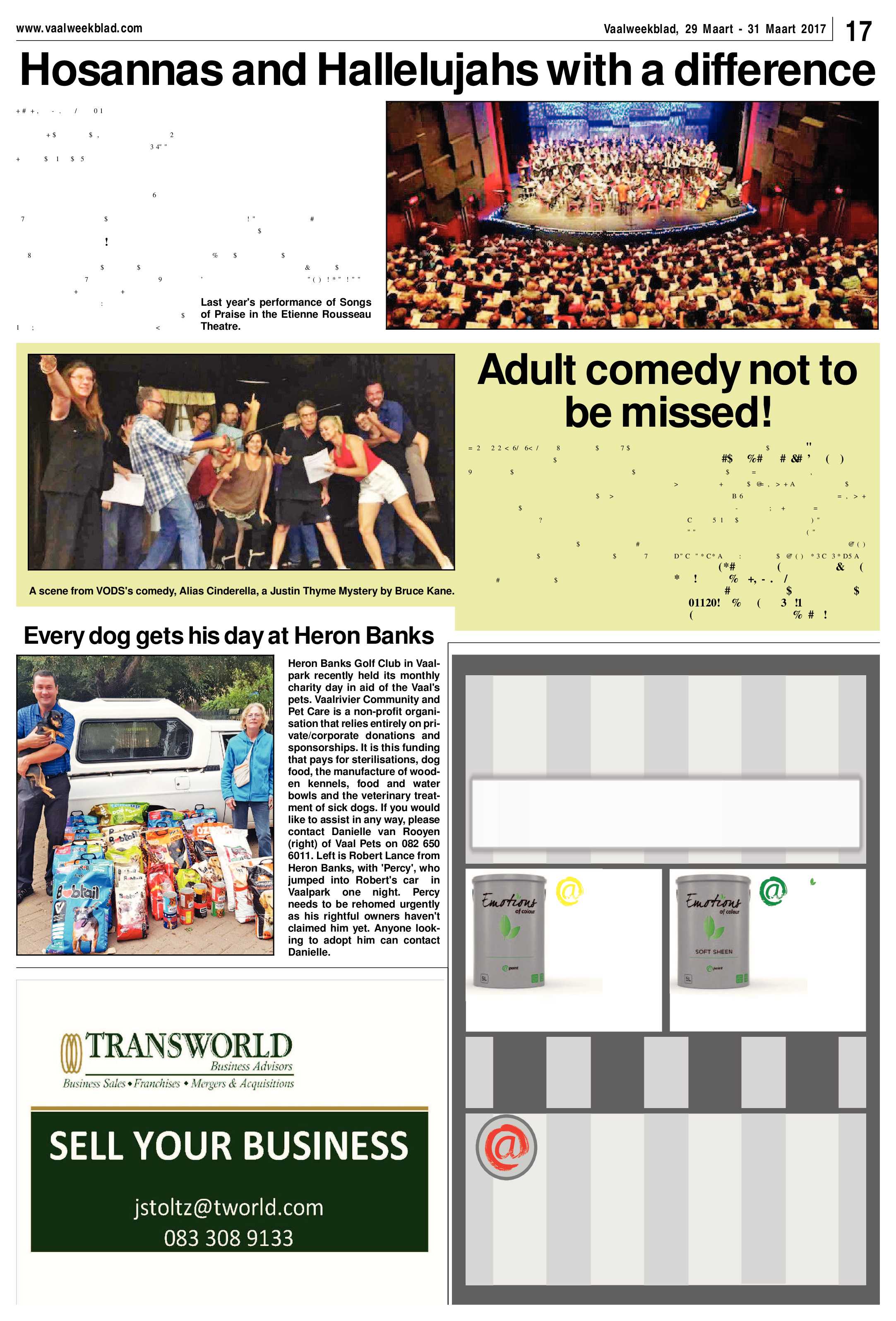 Vaalweekblad 29 – 31 Maart 2017 page 17