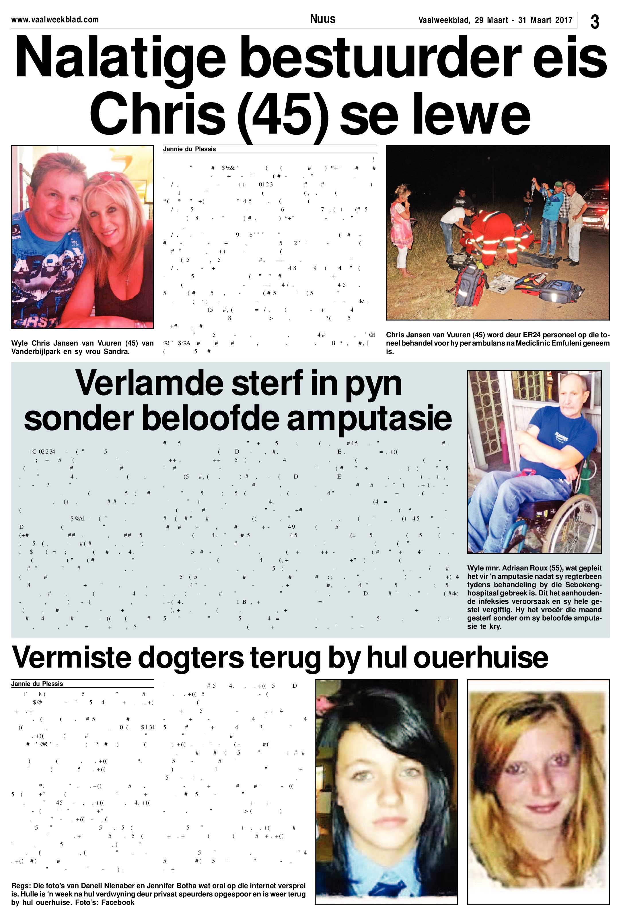 Vaalweekblad 29 – 31 Maart 2017 page 3