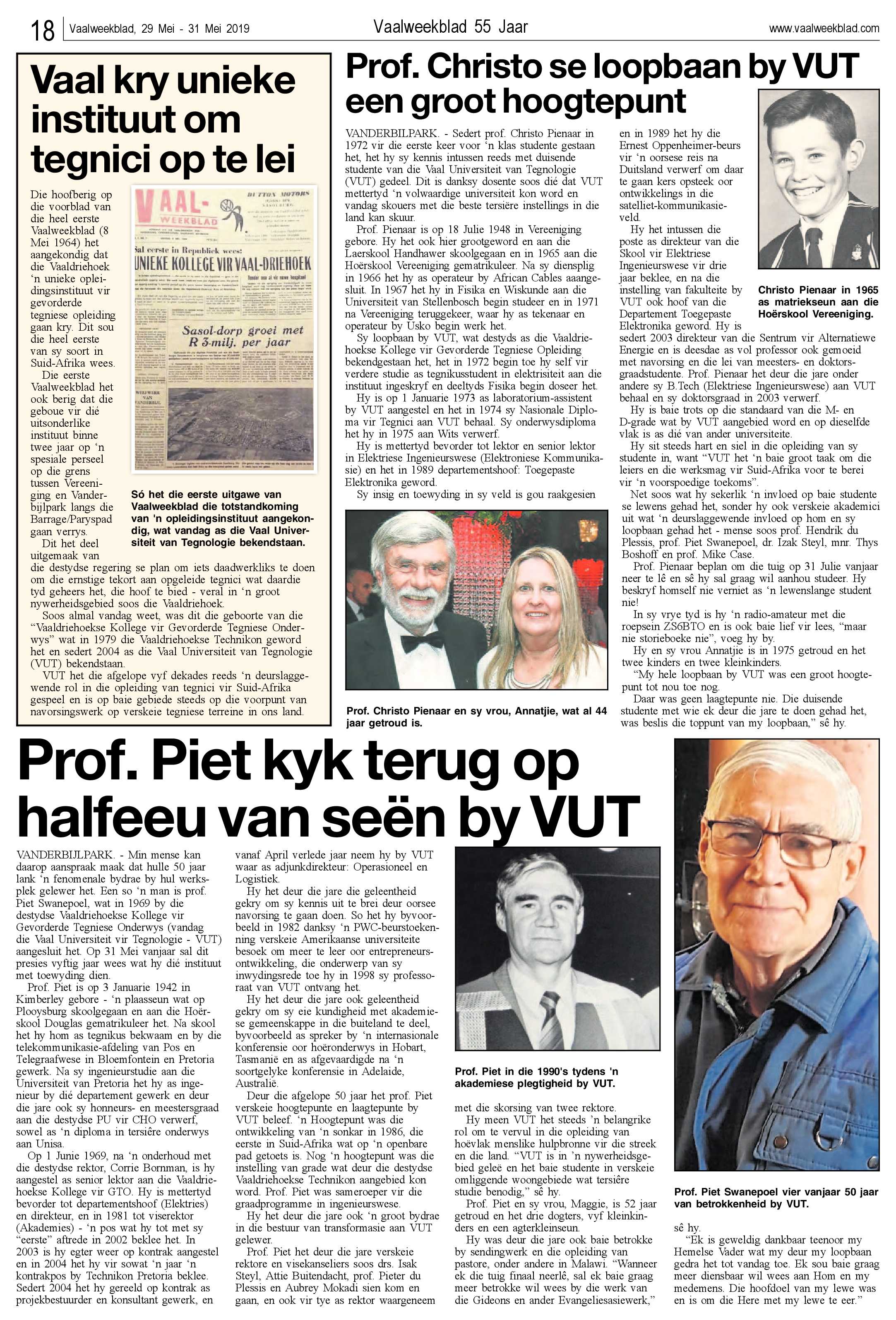 Vaalweekblad 29 – 31 Mei 2019 page 18