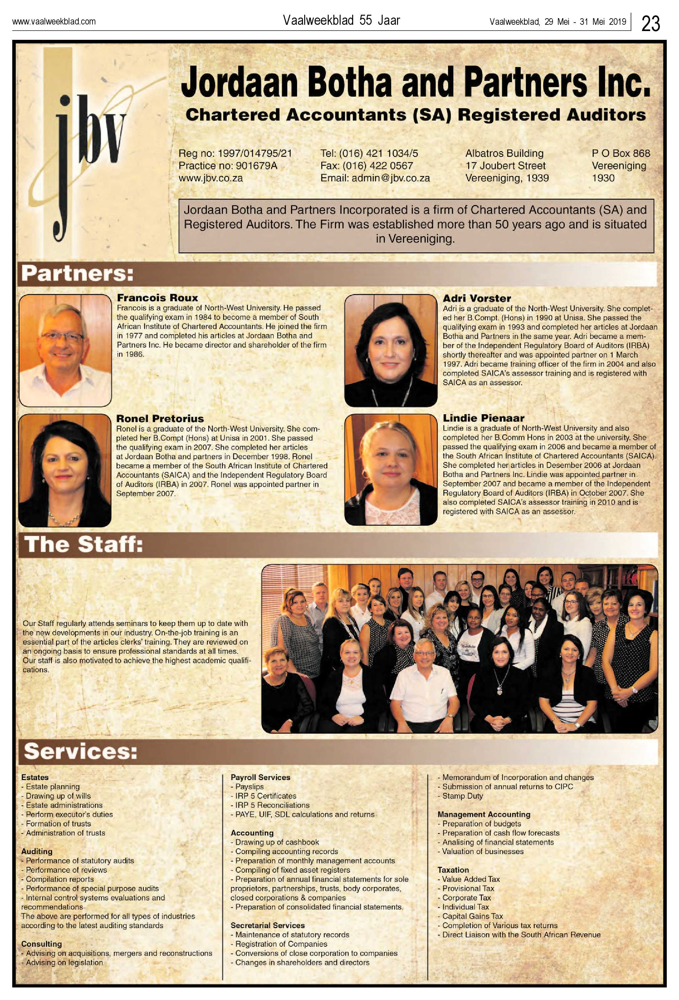 Vaalweekblad 29 – 31 Mei 2019 page 23