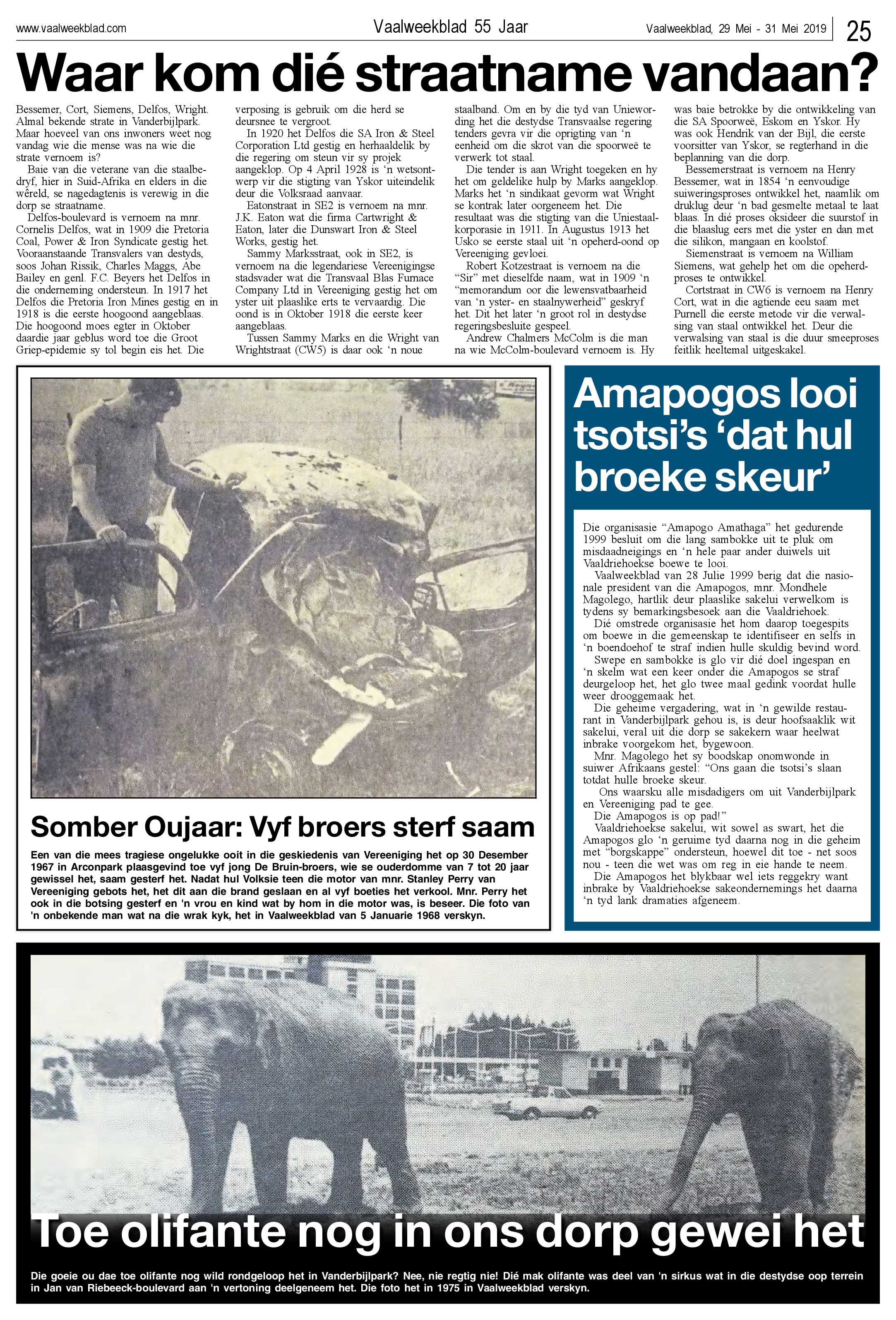 Vaalweekblad 29 – 31 Mei 2019 page 25