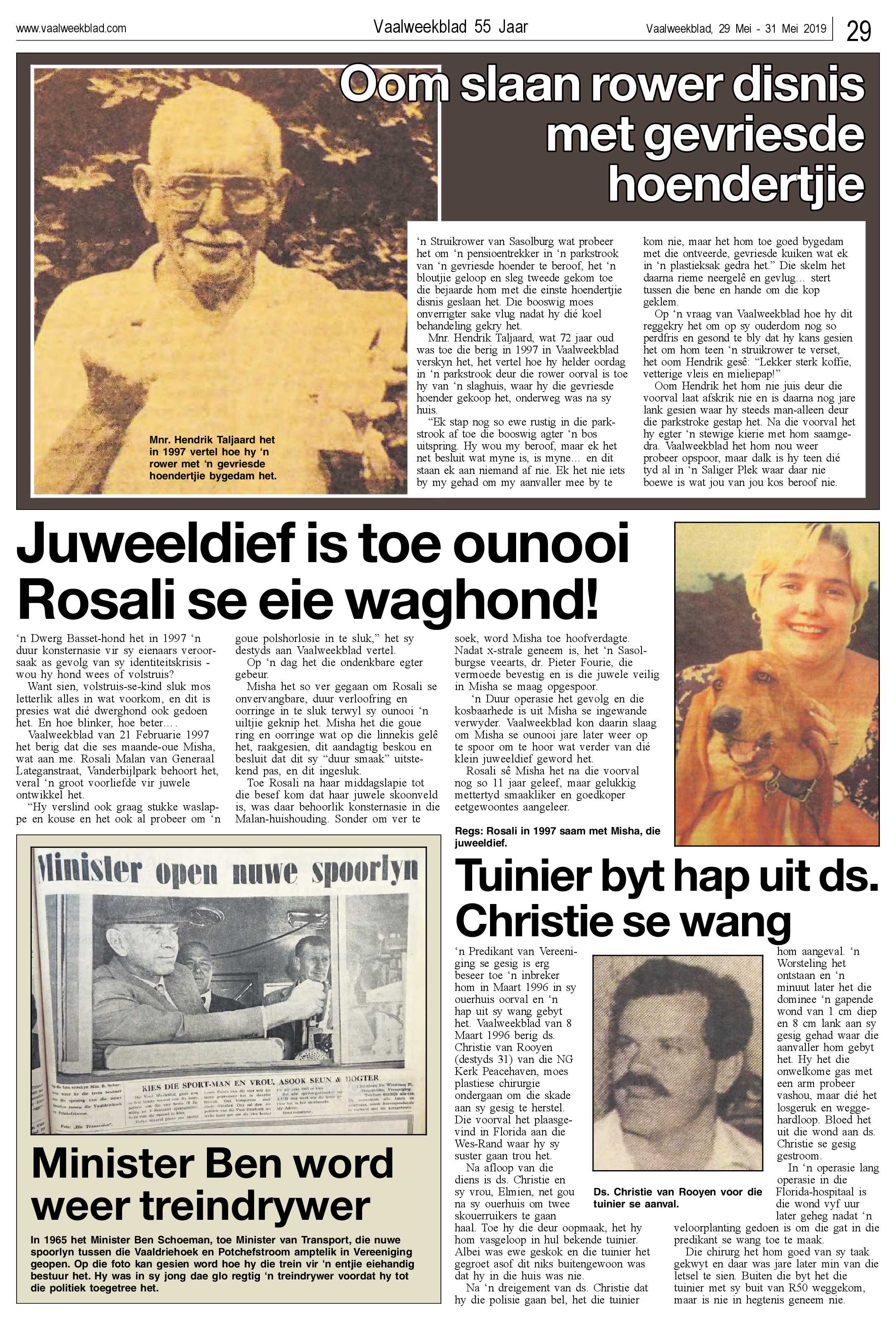 Vaalweekblad 29 – 31 Mei 2019 page 29