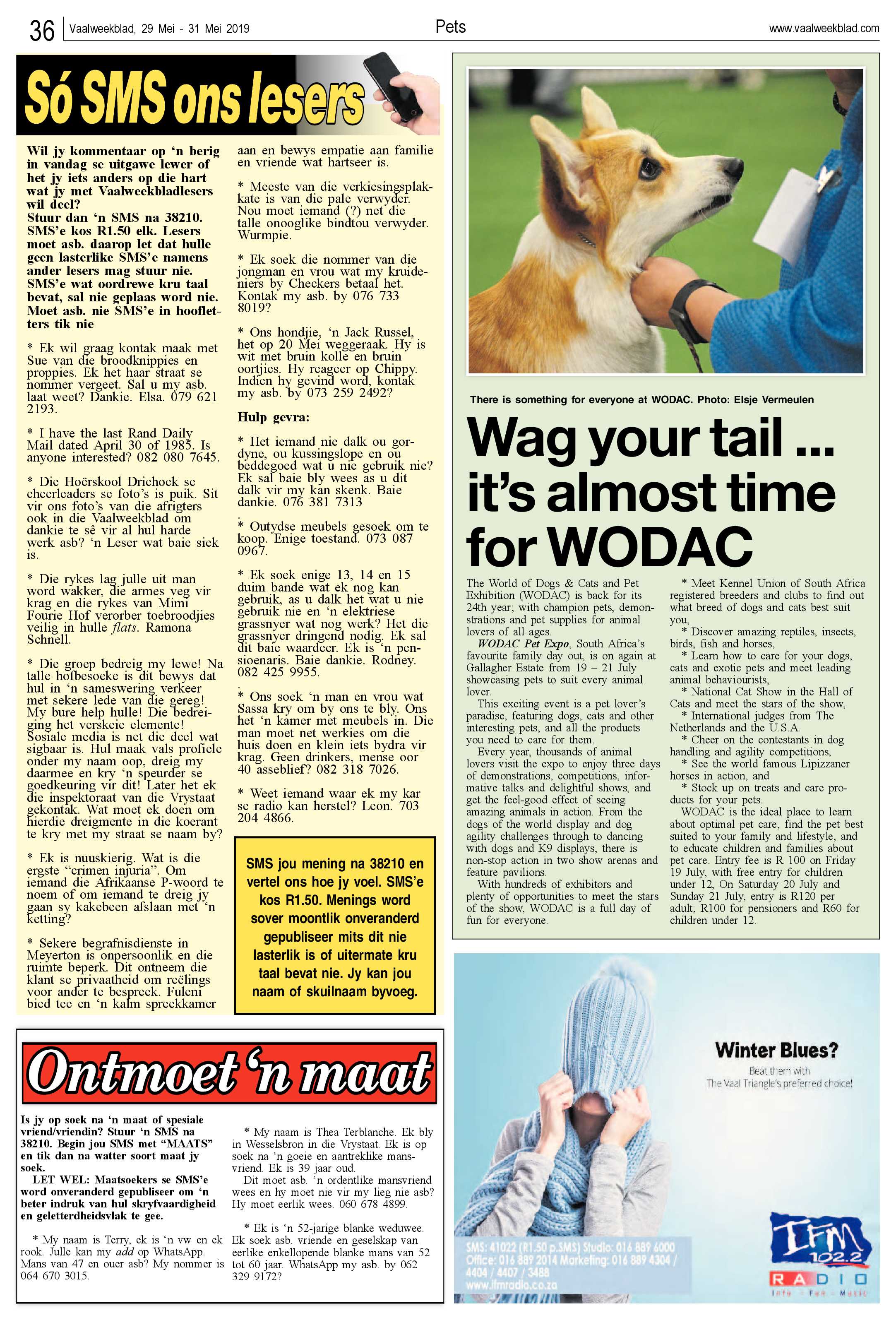 Vaalweekblad 29 – 31 Mei 2019 page 36