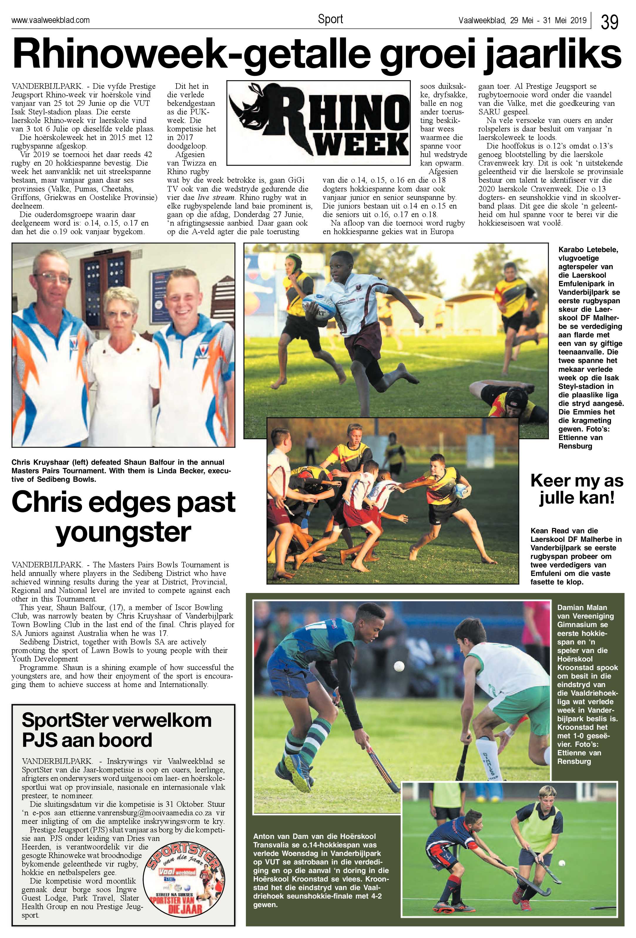 Vaalweekblad 29 – 31 Mei 2019 page 39