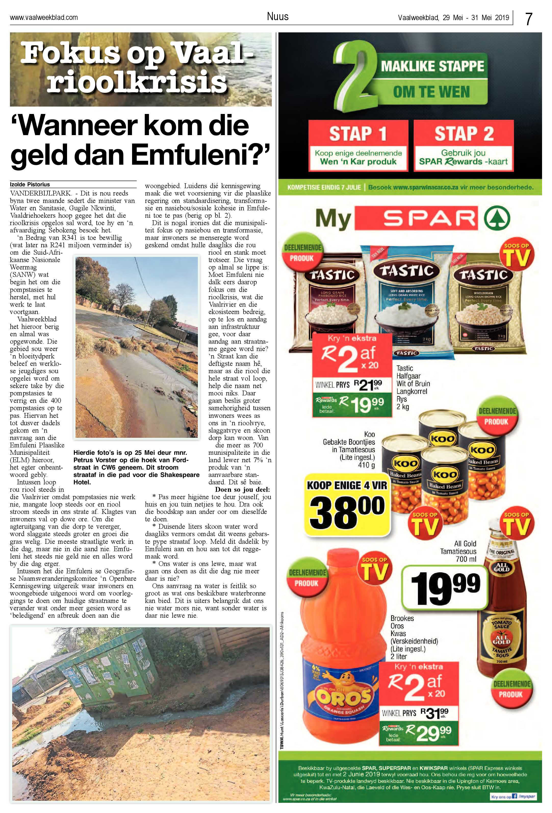 Vaalweekblad 29 – 31 Mei 2019 page 7