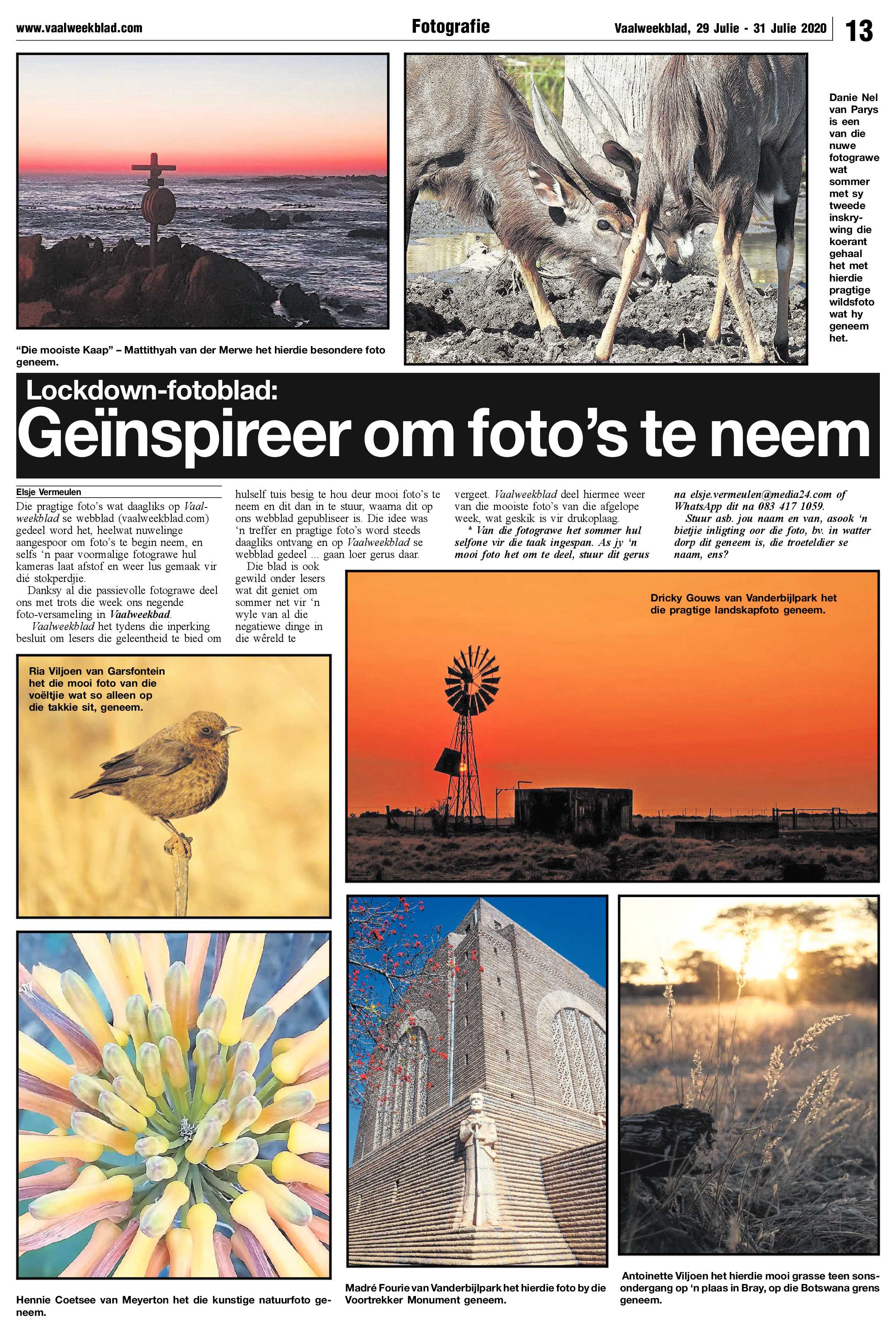 Vaalweekblad 29 Julie – 31 Julie 2020 page 13