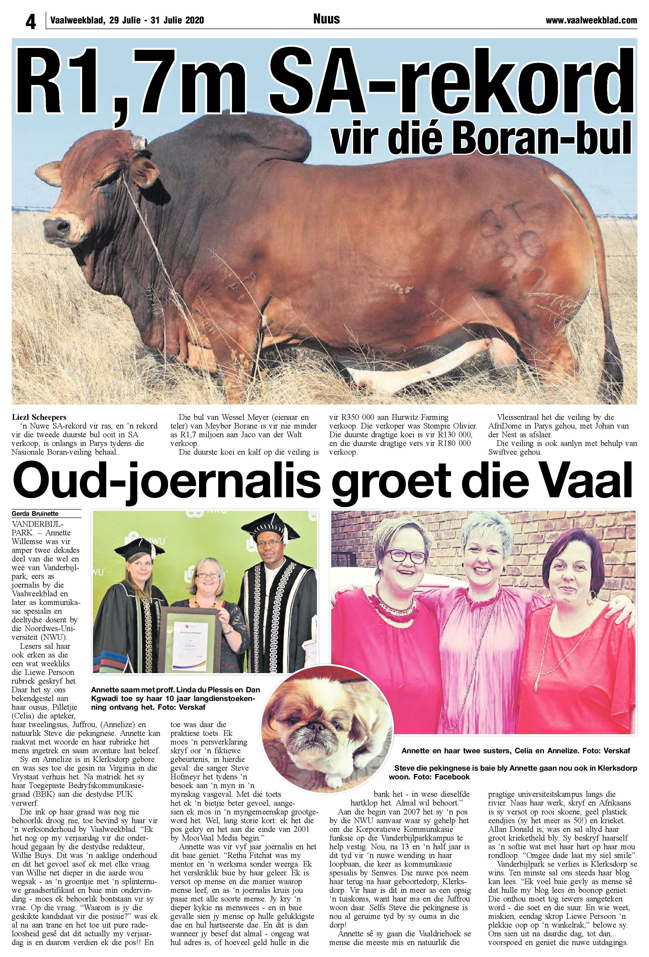 Vaalweekblad 29 Julie – 31 Julie 2020 page 4