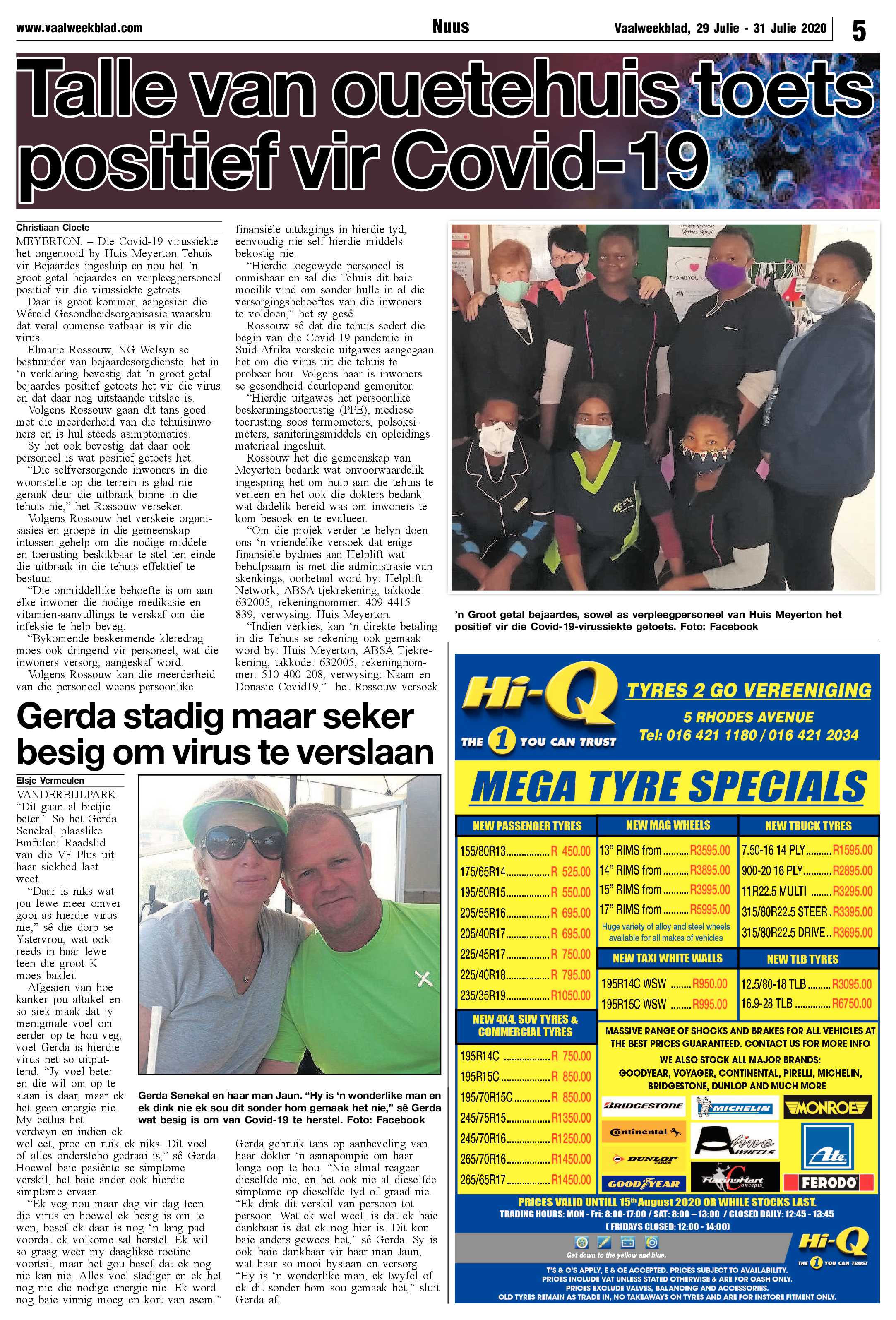 Vaalweekblad 29 Julie – 31 Julie 2020 page 5