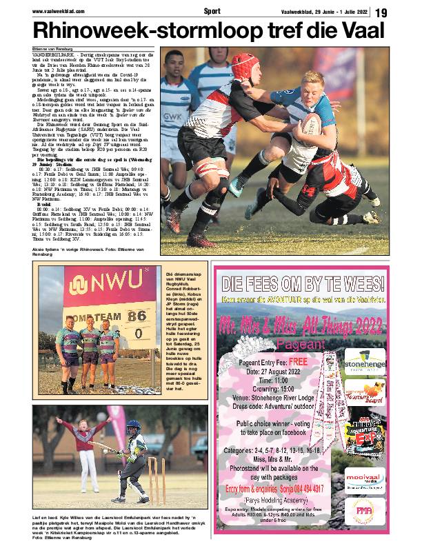 Vaalweekblad, 29 Junie – 1 Julie 2022 page 16