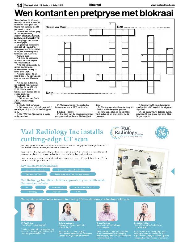 Vaalweekblad, 29 Junie – 1 Julie 2022 page 2