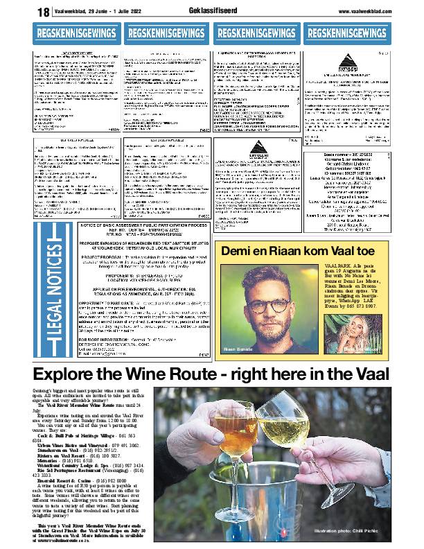 Vaalweekblad, 29 Junie – 1 Julie 2022 page 20