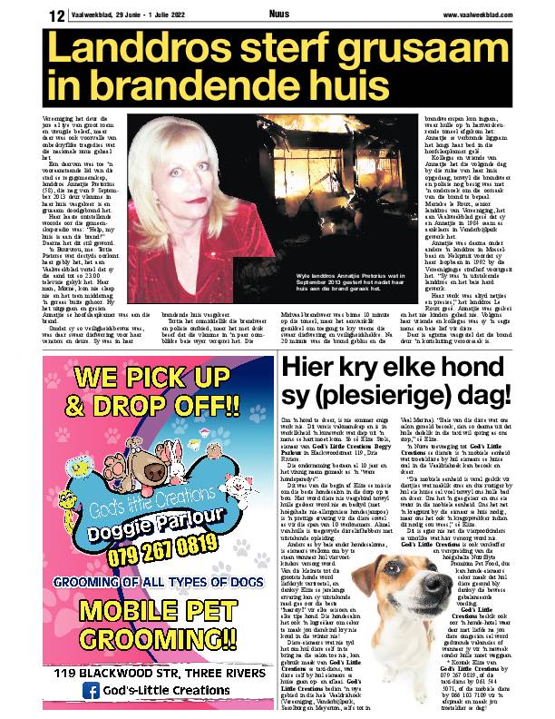 Vaalweekblad, 29 Junie – 1 Julie 2022 page 8