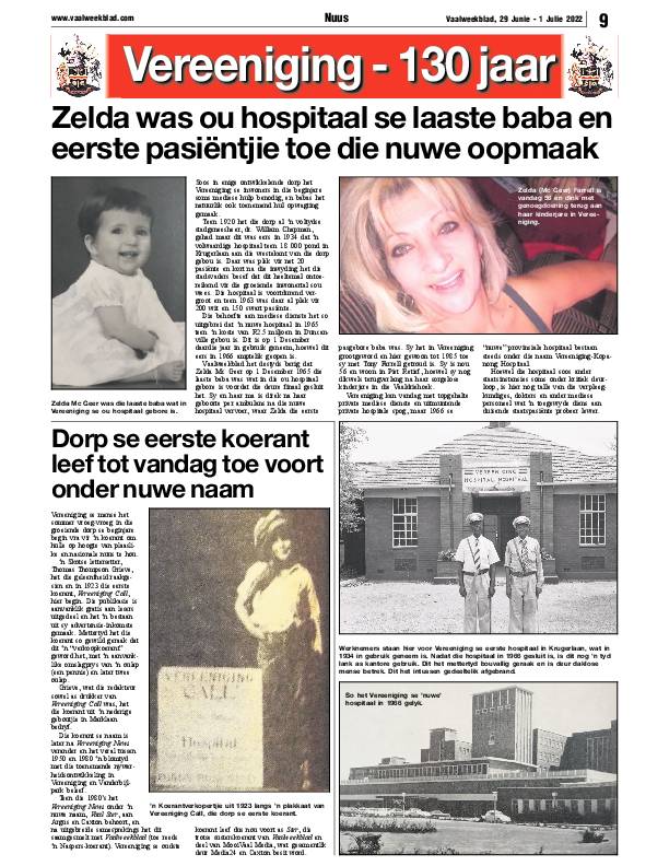 Vaalweekblad, 29 Junie – 1 Julie 2022 page 9