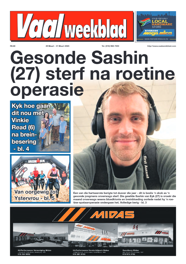 Vaalweekblad, 29 Maart – 31 Maart 2023 page 1