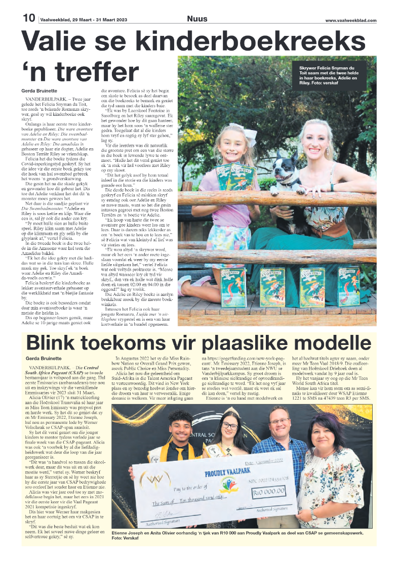 Vaalweekblad, 29 Maart – 31 Maart 2023 page 10