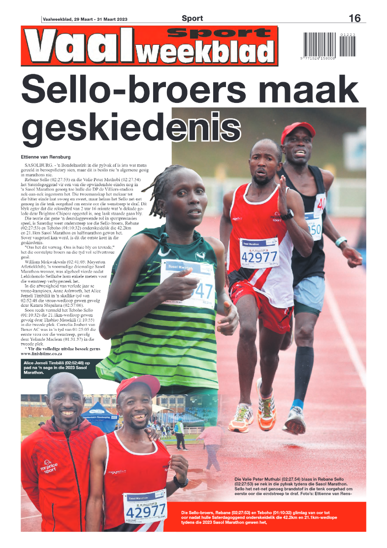 Vaalweekblad, 29 Maart – 31 Maart 2023 page 16