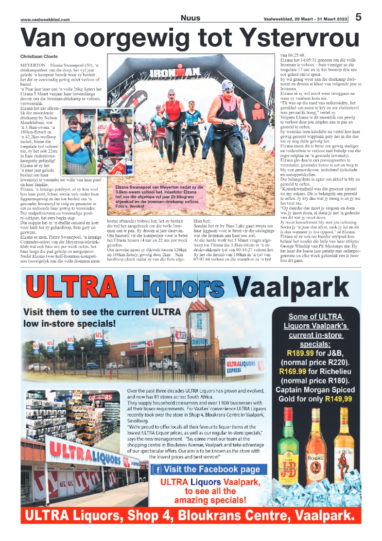 Vaalweekblad, 29 Maart – 31 Maart 2023 page 5