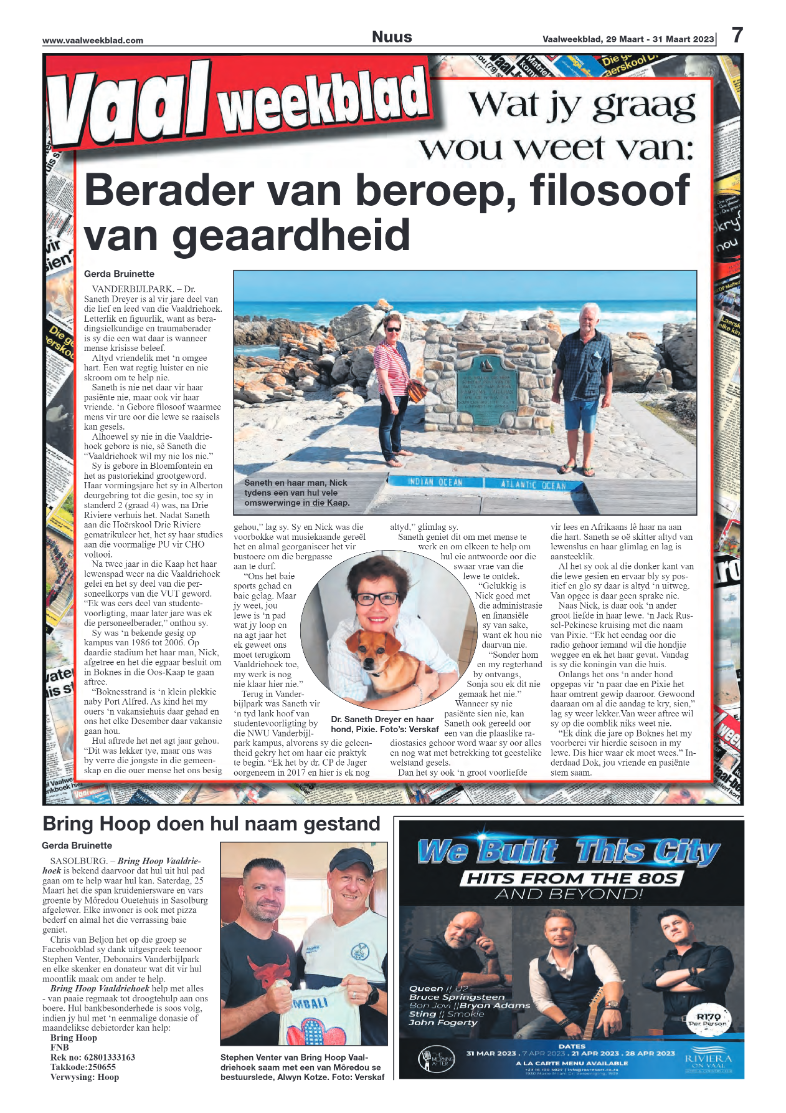 Vaalweekblad, 29 Maart – 31 Maart 2023 page 7