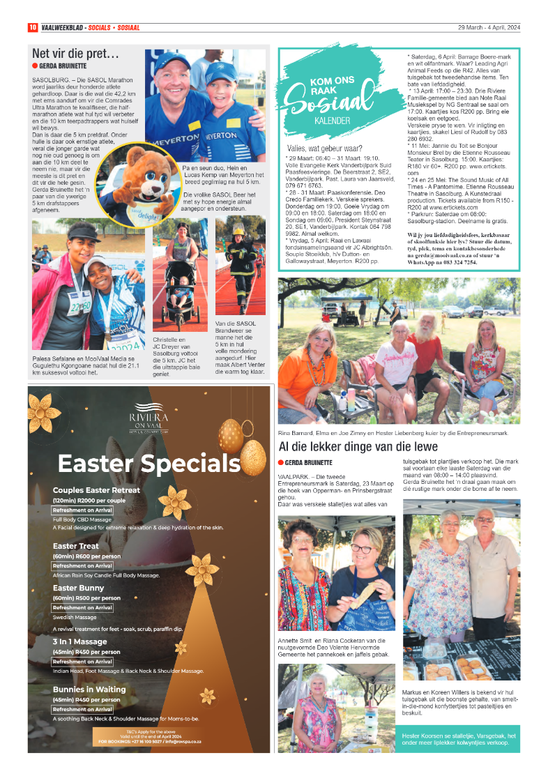 Vaalweekblad 29 March – 4 April, 2024 page 10