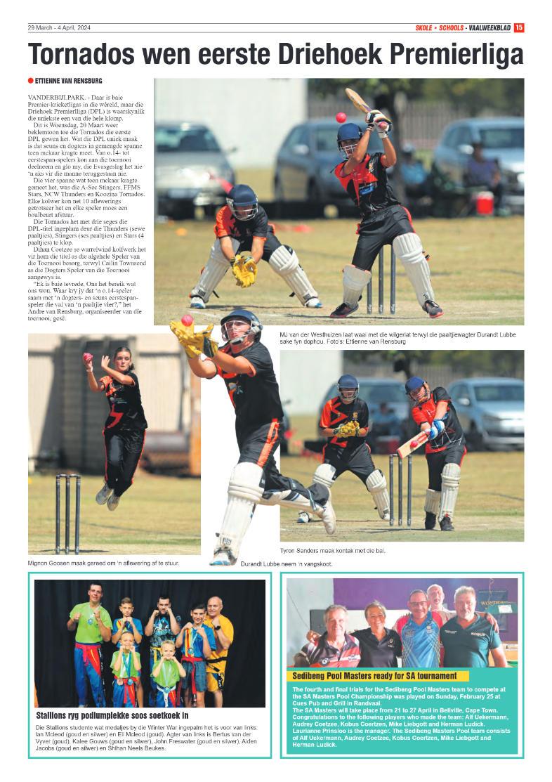 Vaalweekblad 29 March – 4 April, 2024 page 15
