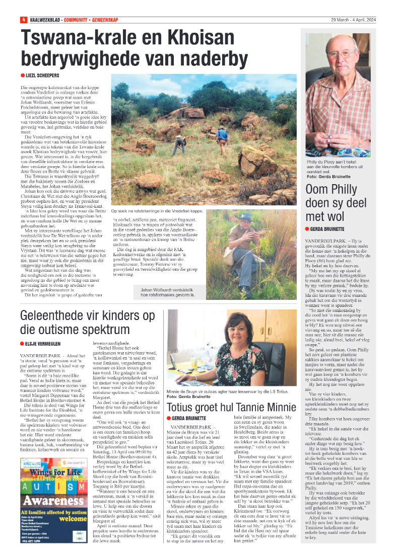 Vaalweekblad 29 March – 4 April, 2024 page 4