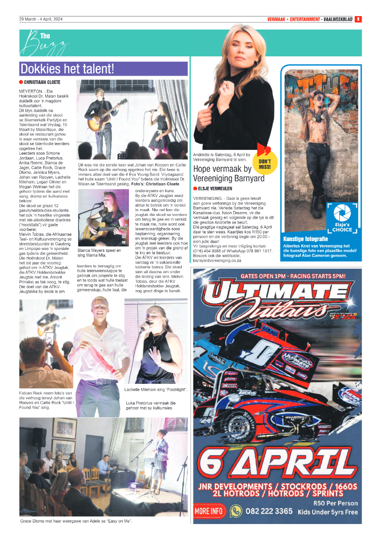Vaalweekblad 29 March – 4 April, 2024 page 9