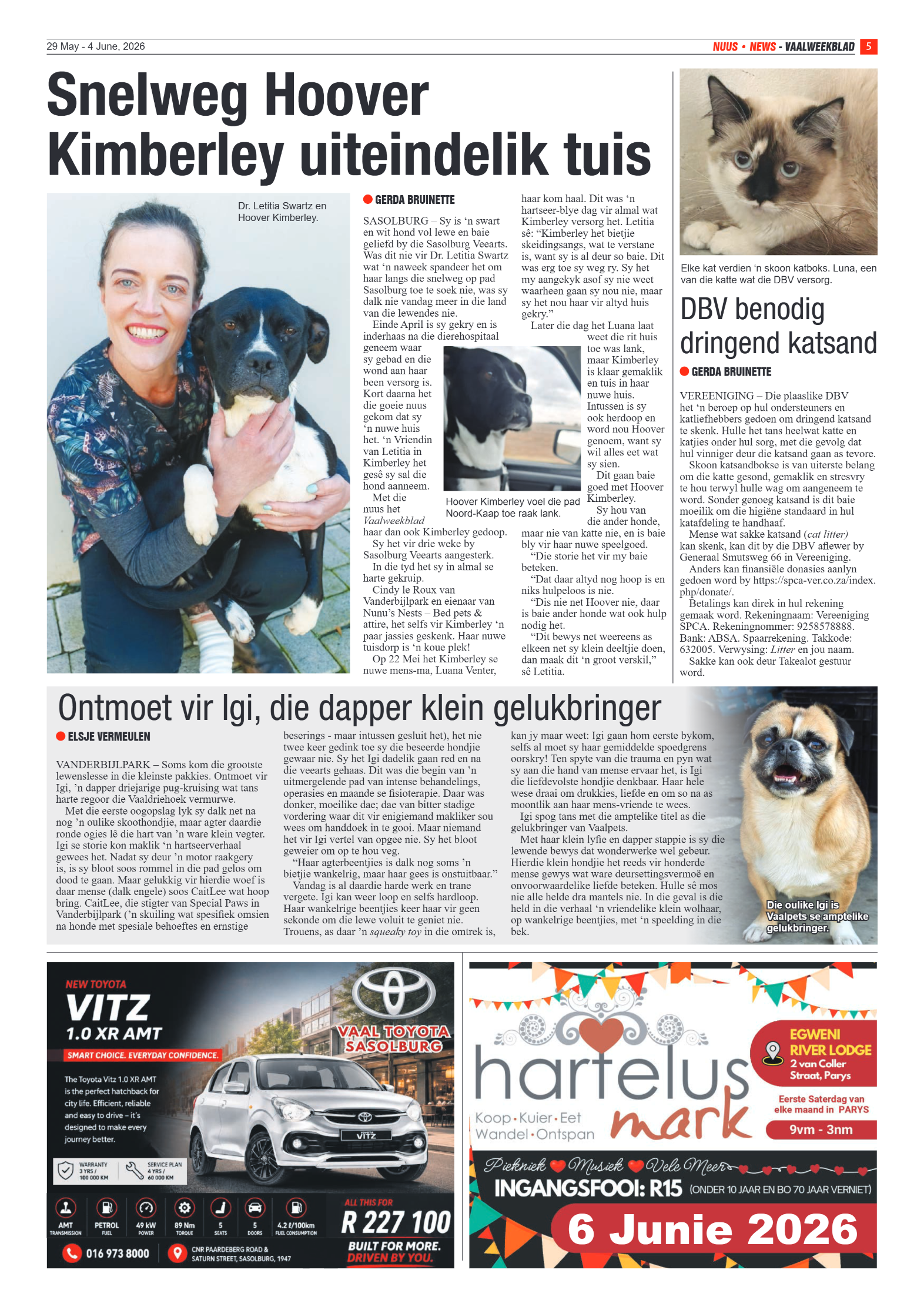 Vaalweekblad – 29 Mei 2026 page 5