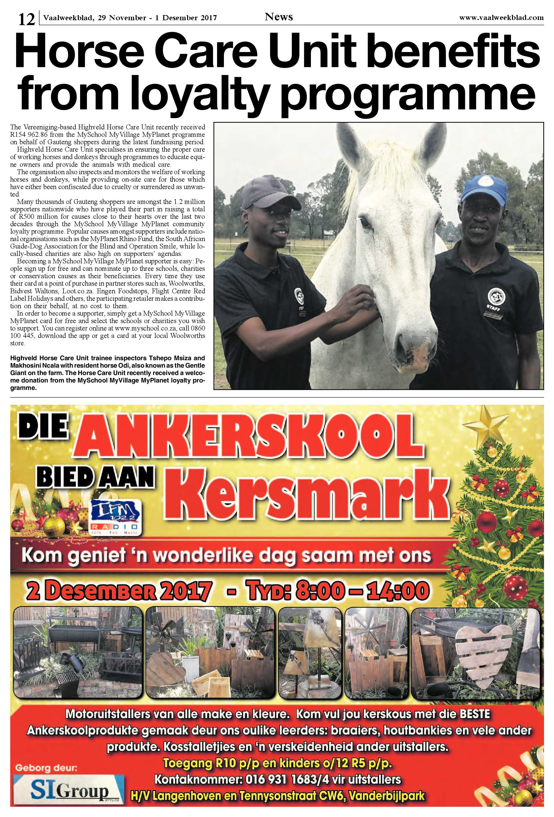 Vaalweekblad 29 November – 1 Desember 2017 page 12