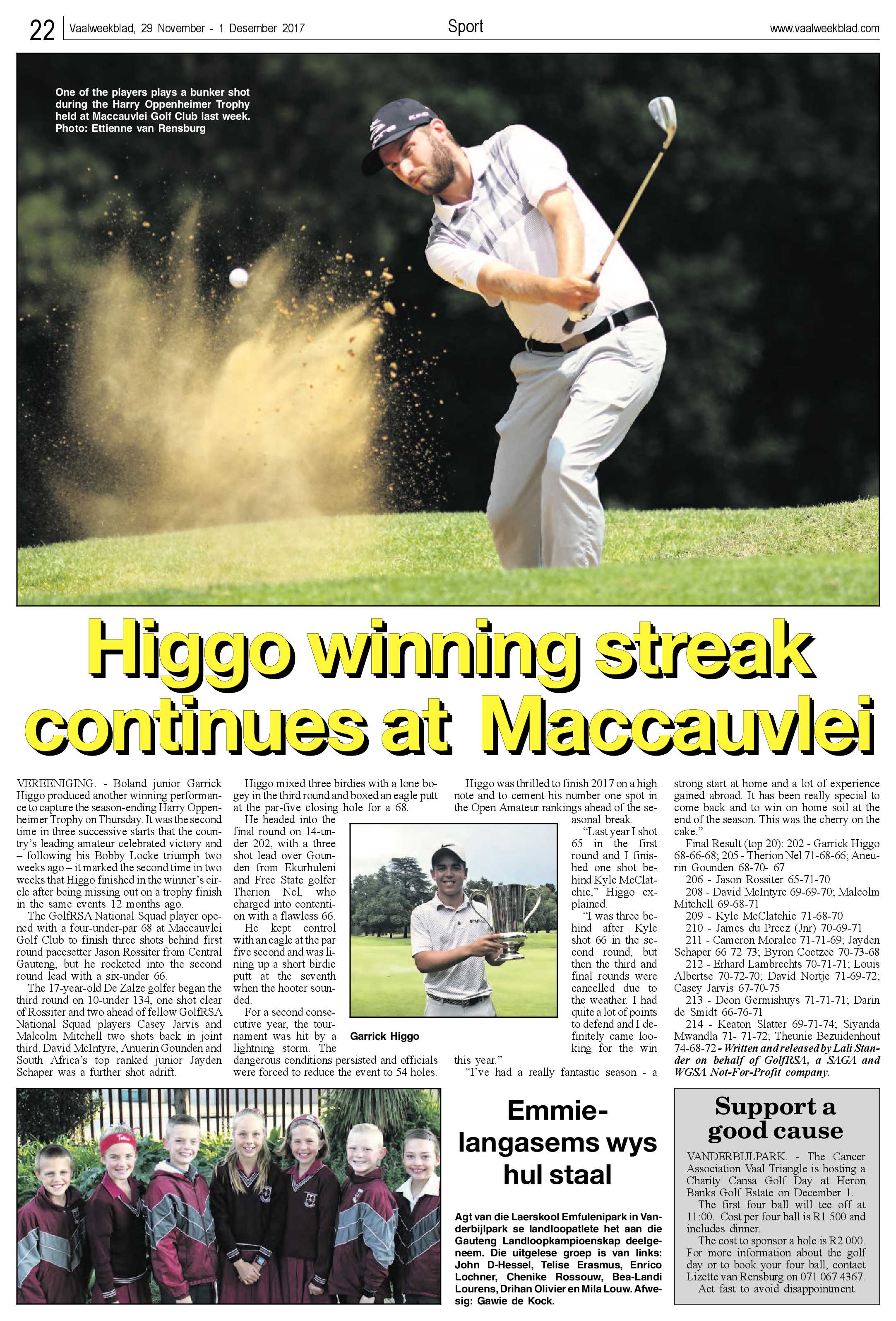 Vaalweekblad 29 November – 1 Desember 2017 page 22