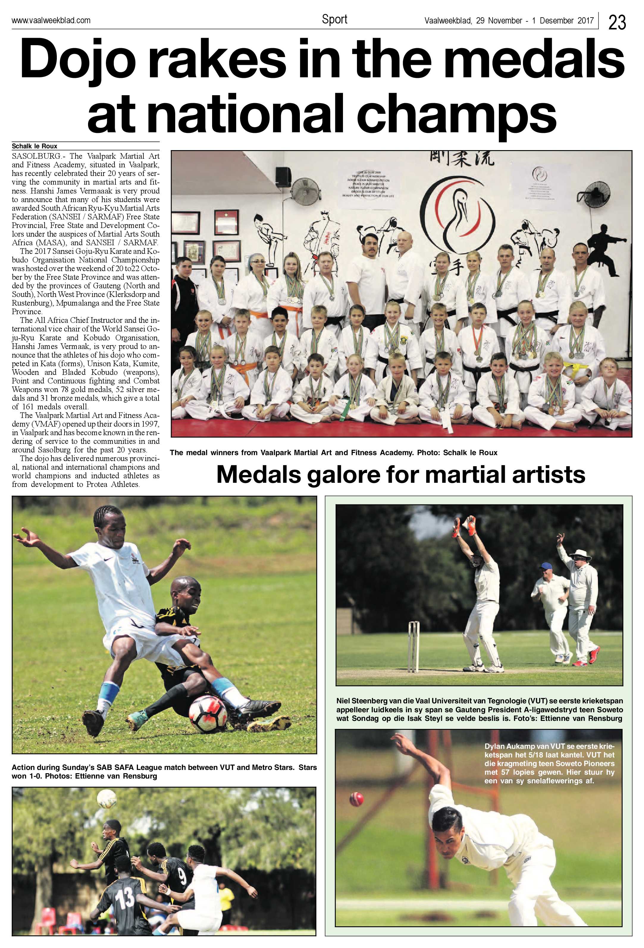 Vaalweekblad 29 November – 1 Desember 2017 page 23