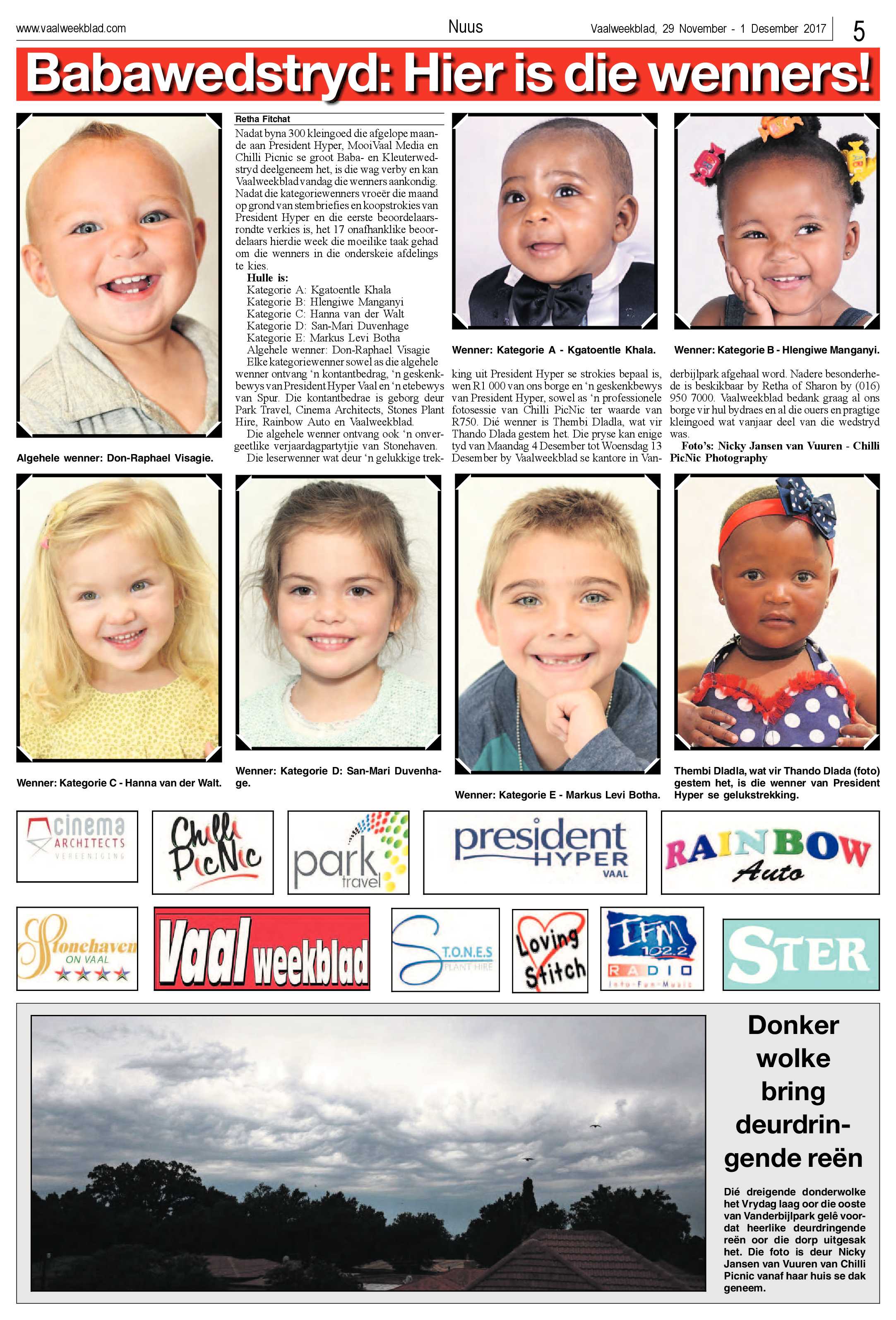 Vaalweekblad 29 November – 1 Desember 2017 page 5