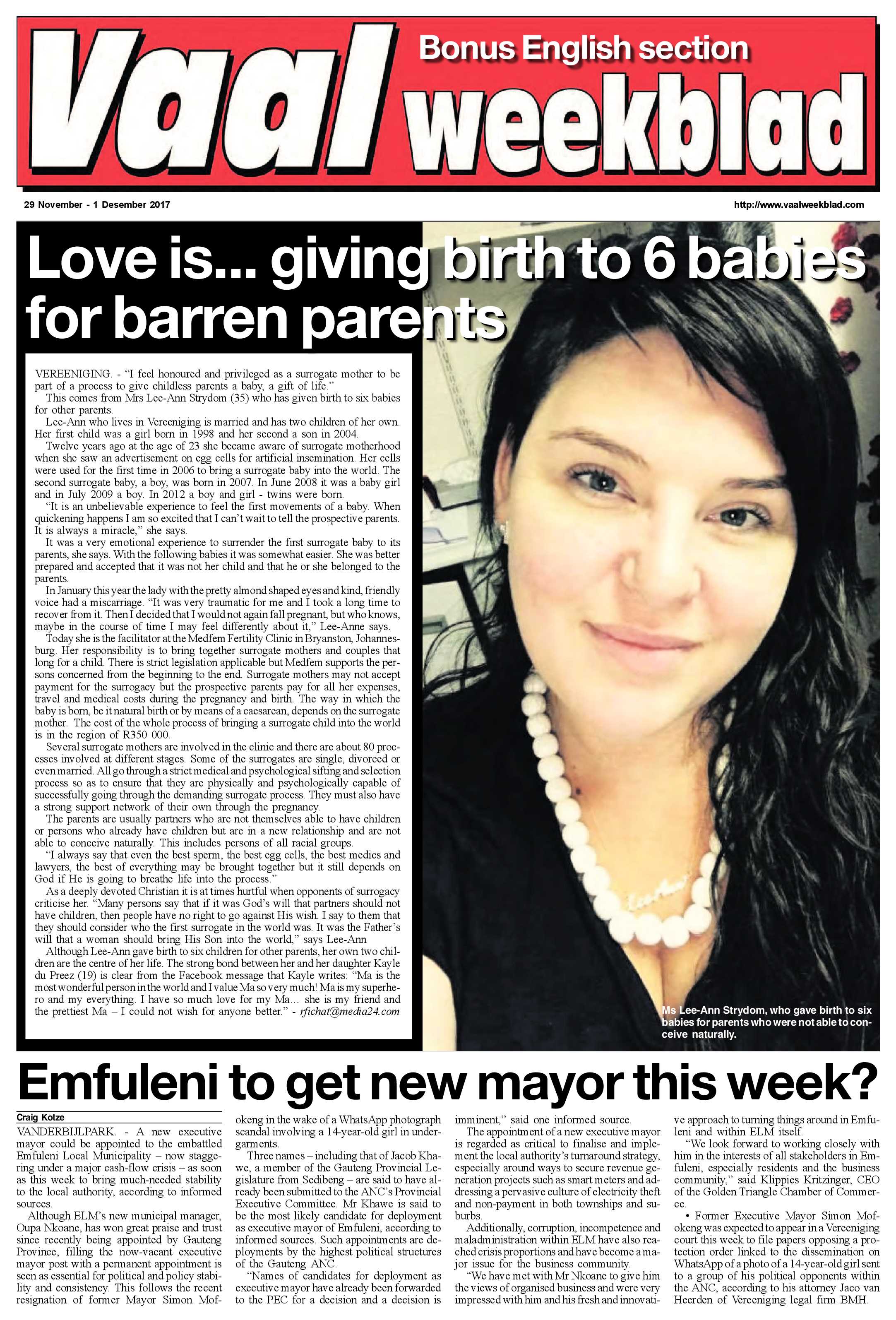 Vaalweekblad 29 November – 1 Desember 2017 page 9