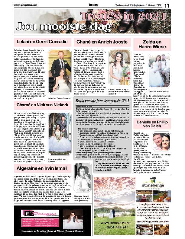 Vaalweekblad 29 September – 1 Oktober 2021 page 10