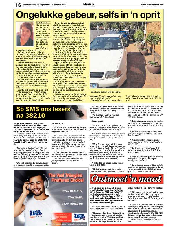 Vaalweekblad 29 September – 1 Oktober 2021 page 11