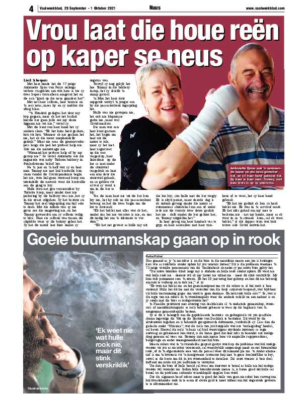 Vaalweekblad 29 September – 1 Oktober 2021 page 4