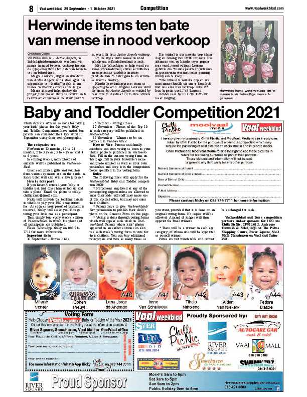 Vaalweekblad 29 September – 1 Oktober 2021 page 8