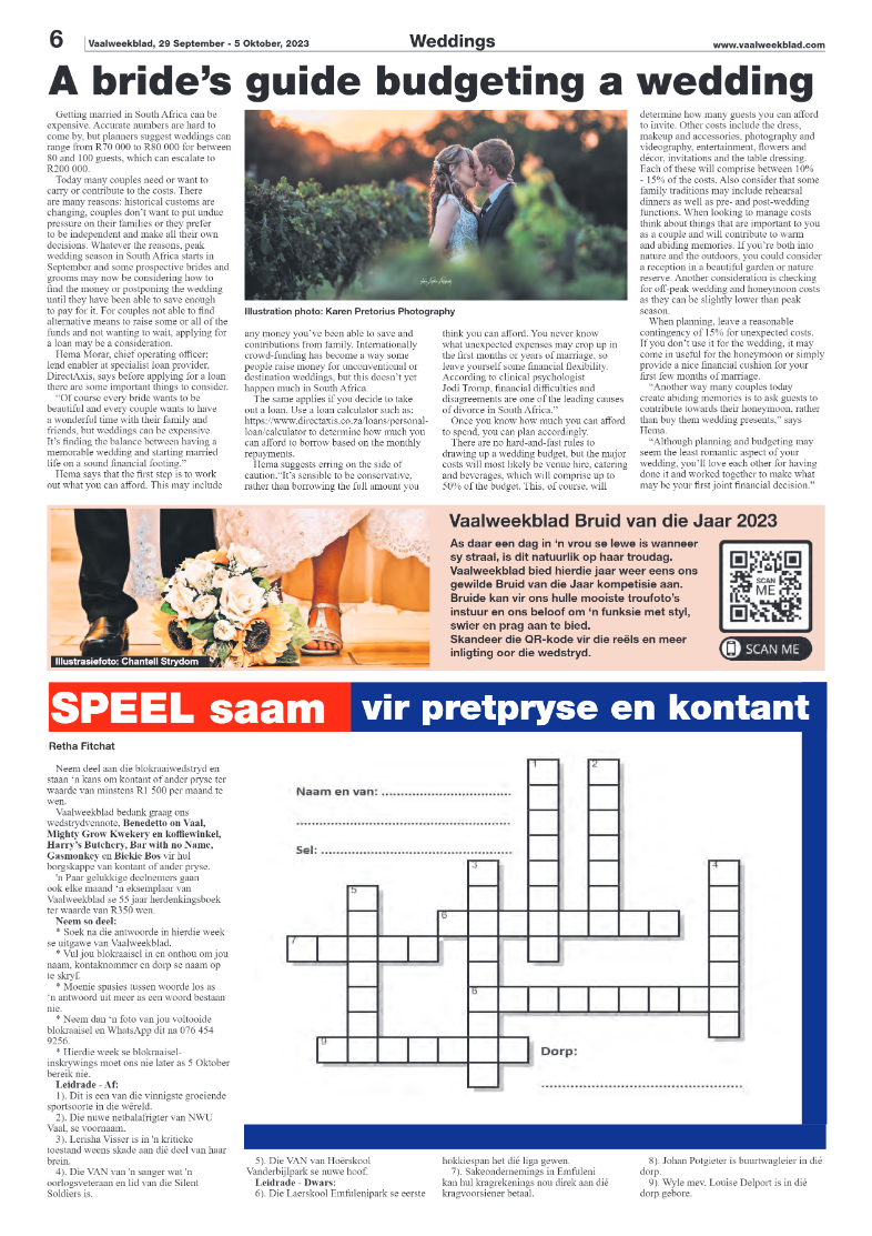 Vaalweekblad, 29 September – 5 Oktober, 2023 page 6
