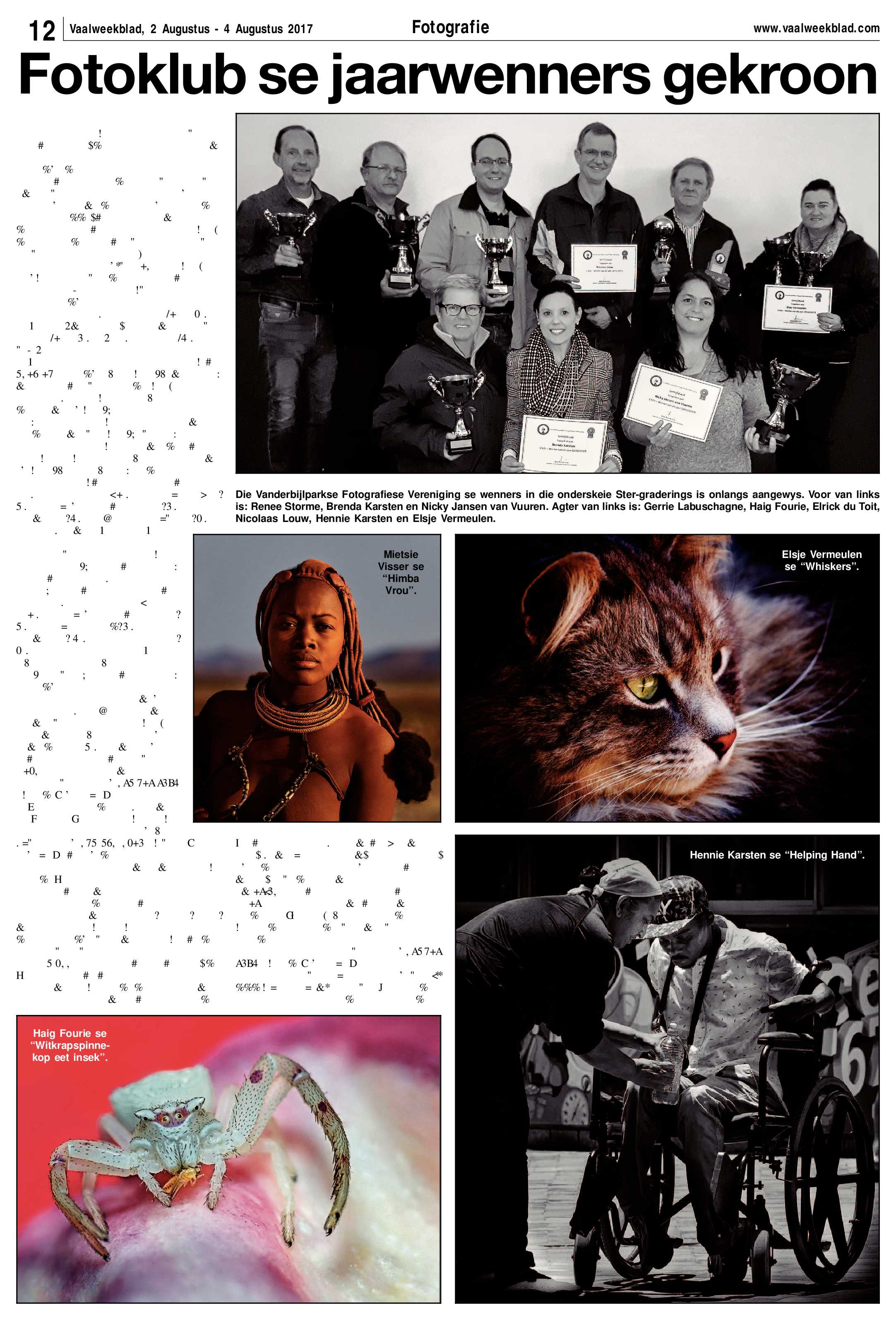 Vaalweekblad 2 – 4 Augustus 2017 page 12