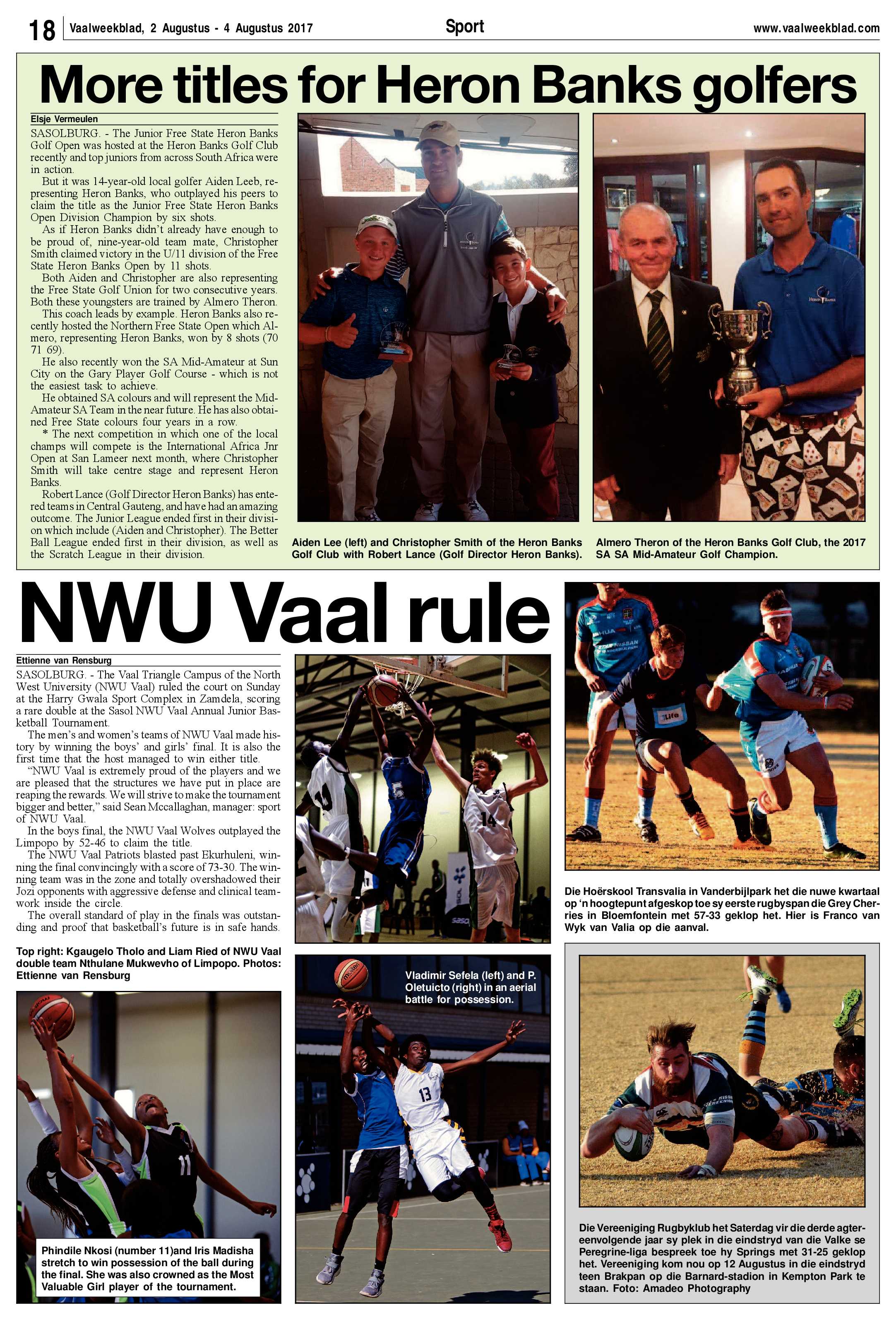 Vaalweekblad 2 – 4 Augustus 2017 page 18
