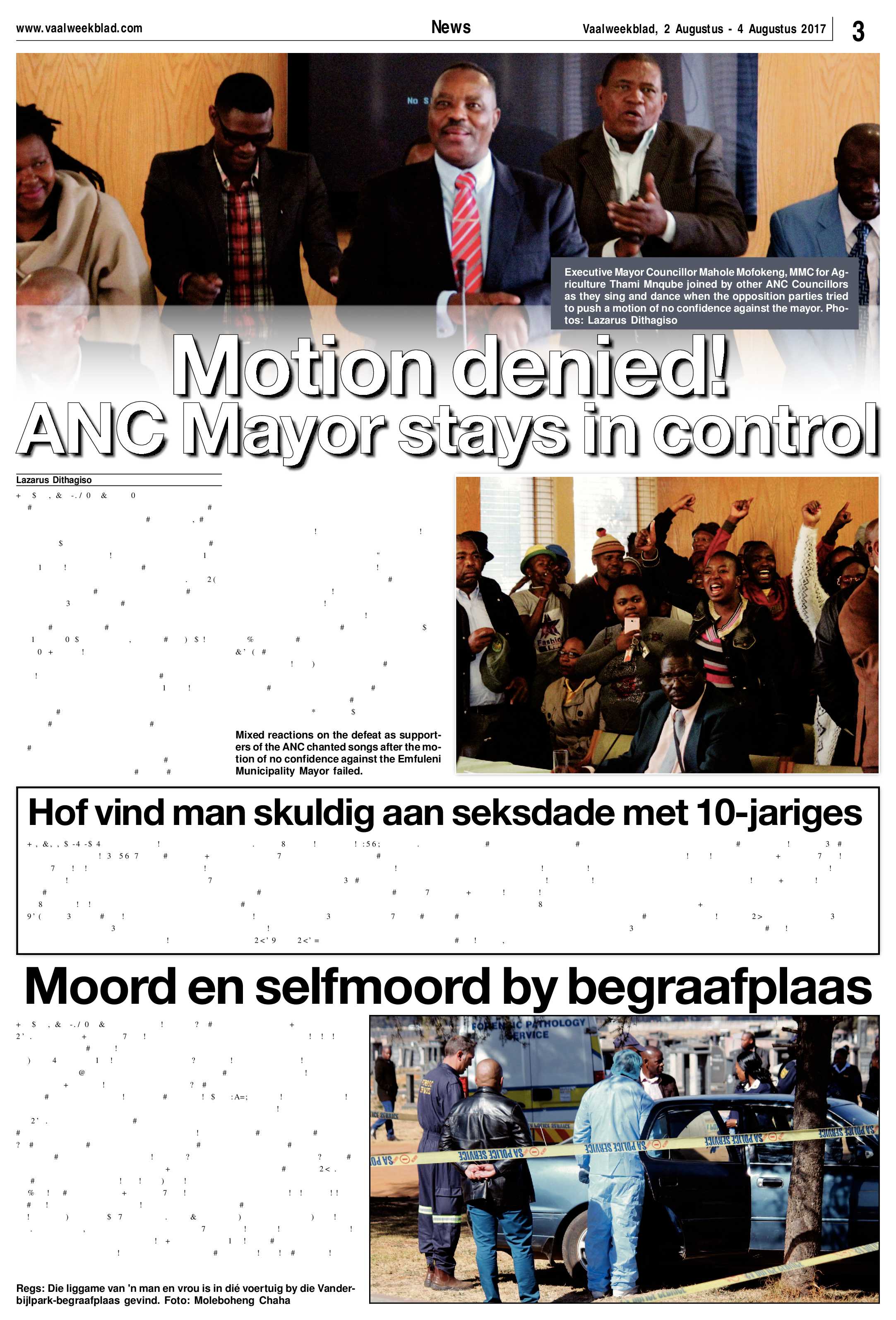 Vaalweekblad 2 – 4 Augustus 2017 page 3